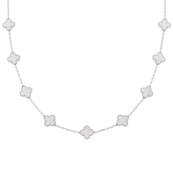 VAN CLEEF & ARPELS Vintage Alhambra Necklace 20P VCARF - Picture 2 of 12